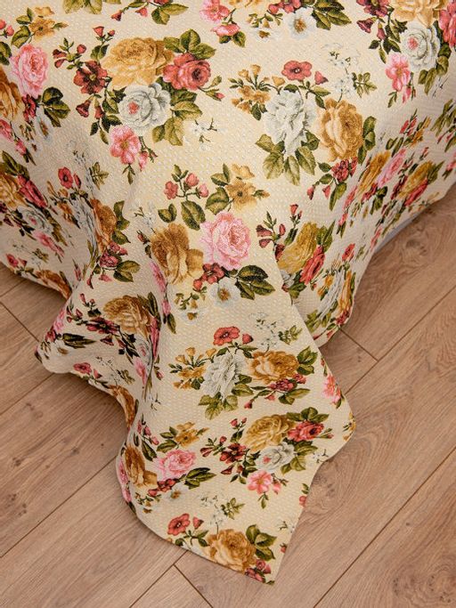 Весна роза 2146 - гобеленовое покрывало - Гобеленглавснаб фото 2