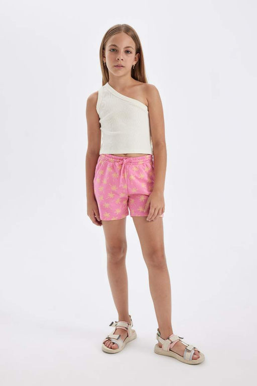 Шорты с рисунком для девочек - Defacto фото 2