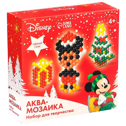 Аквамозаика Новый год, Микки Маус - Disney фото 2