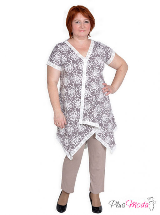 Туника Модель №279 размеры 44-80 - Plusmoda фото 6