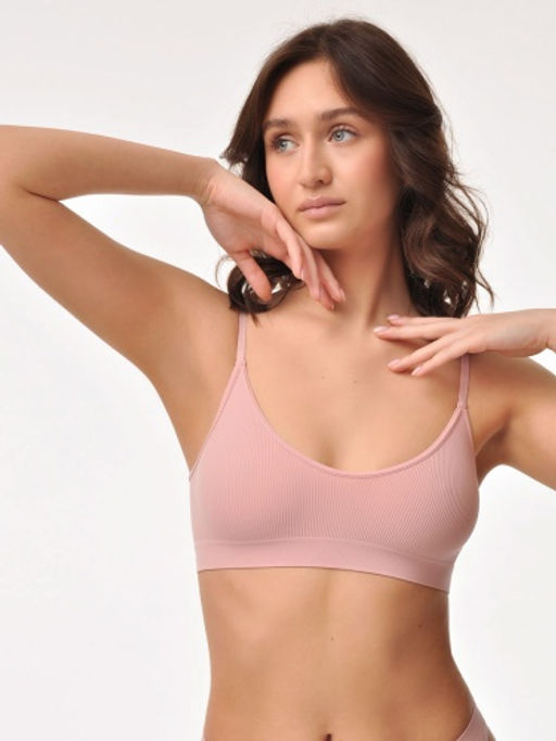 Топ на тонких бретелях в рубчик - My фото 69