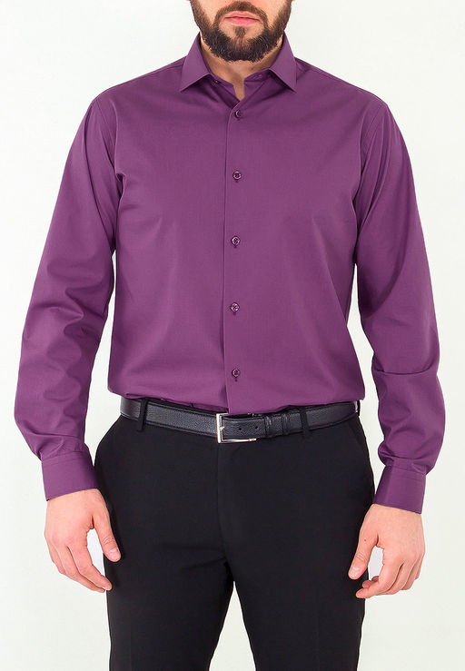 Сорочка мужская длинный рукав GREG 730/139/PL/Z  фото 8