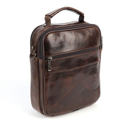 Мужская кожаная сумка 88102L-2 Браун - Dff фото 3