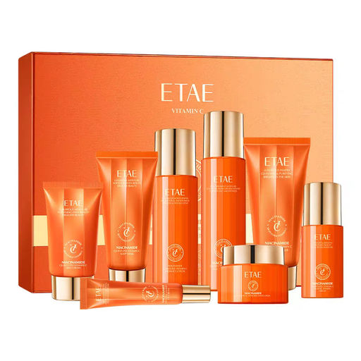 Подарочный набор косметики с ниацинамидоми и витамином С из 8-ти предметов - Sadoer фото 2