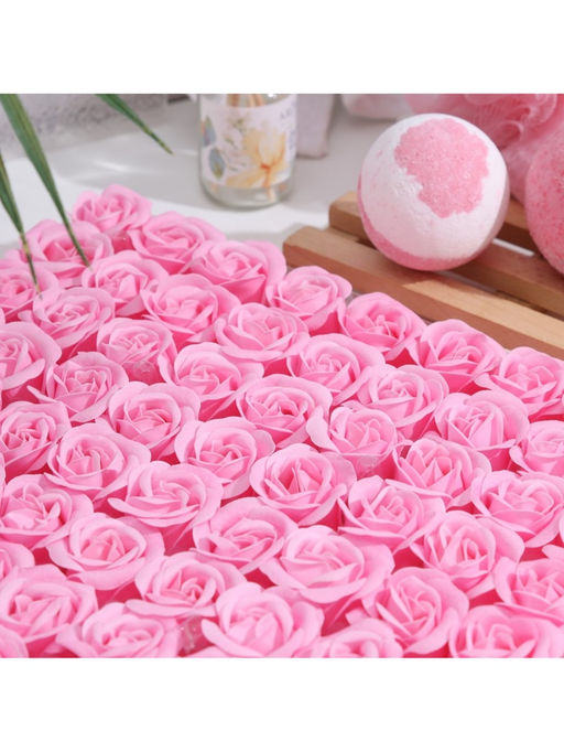 Розы мыльные розовые, набор 81 шт. - SB BEAUTY фото 6