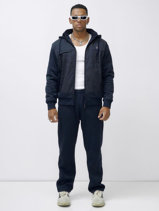 зимний с начесом ! Спортивный костюм темно-синего цвета - Mtforce фото 2