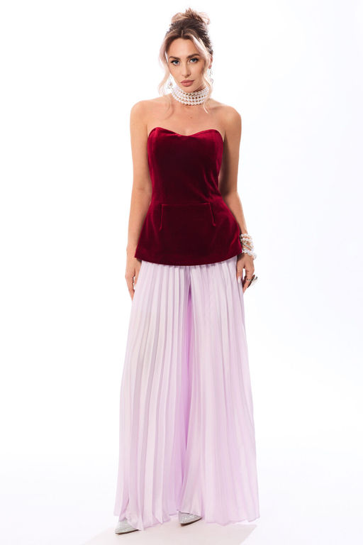 Брюки Golden Valley 16754 серебристо-лавандовый фото 3