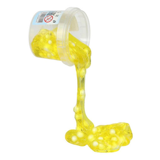 Цена за 2 шт. Слайм «Фантастическое существо», с шариками, желтый