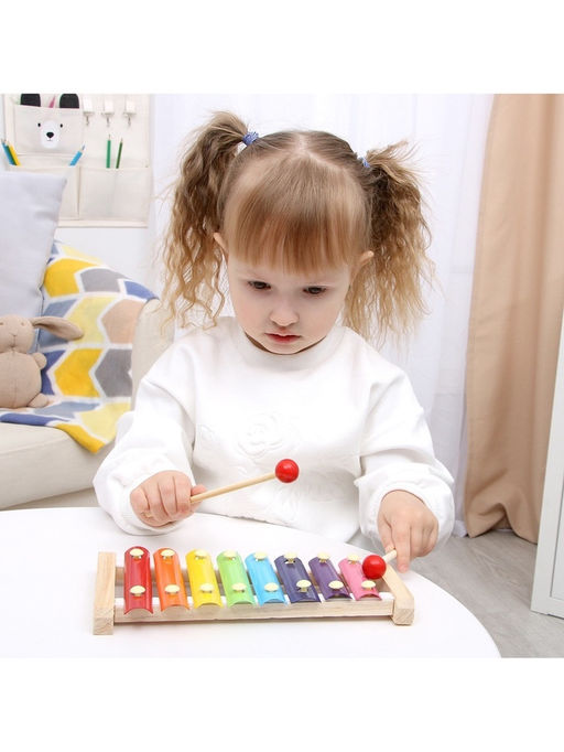 Игрушка музыкальная Металлофон, 8 тонов