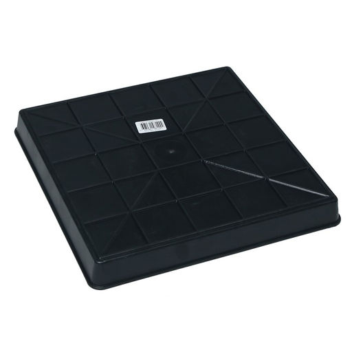 Цена за 2 шт. Поддон для рассады, 26.5×26.5×3 см, пластик, чёрный