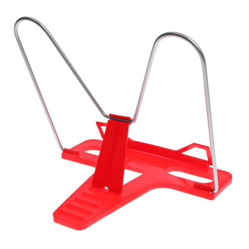 Подставка для книг «Отличный выбор», с пластиковым упором, эконом, красная