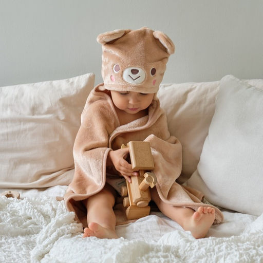 Полотенце-уголок LoveLife Мишка, 60х85 см, 100% пэ, велсофт 450 г/м2  фото 2