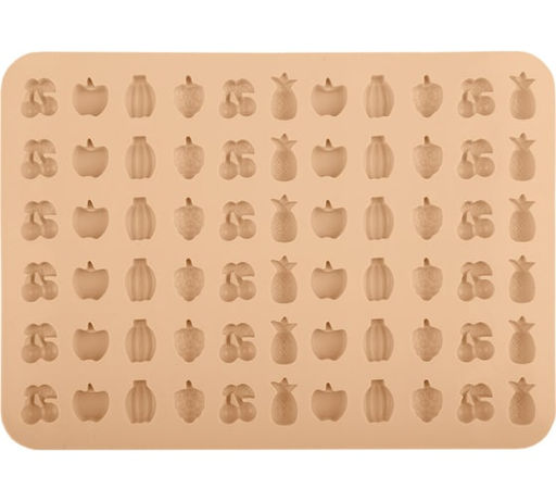 Форма для конфет, мармелада, льда PERFETTO фрукты, 66 ячеек арт.107660 - Mallony фото 2