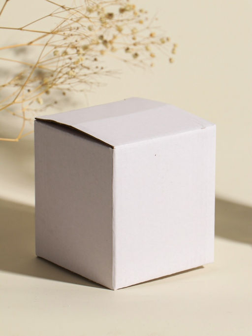 Свеча интерьерная в стакане с LED-подсветкой "Перламутровые сердечки" 8х8х9 см