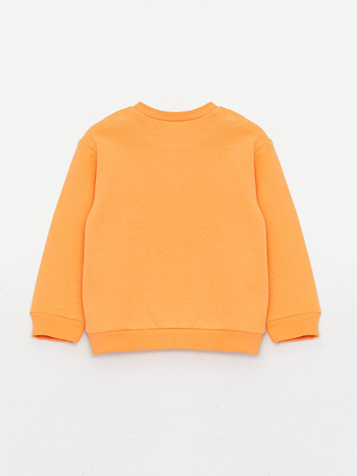 Bisiklet Yaka Bask?l? K?z Bebek Sweatshirt ve E?ofman Alt 2li - Waikiki фото 3