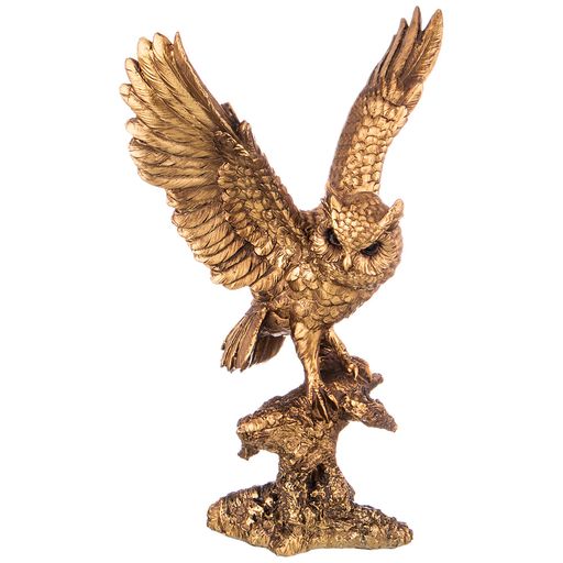 СТАТУЭТКА СОВА 23*13.5*34 СМ. СЕРИЯ BRONZE CLASSIC