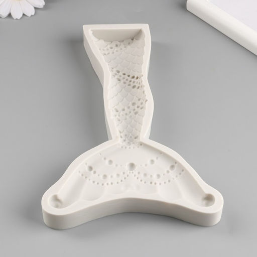 Молд силикононовый «Хвост русалки» 19 х 13,3 х 2,2 см