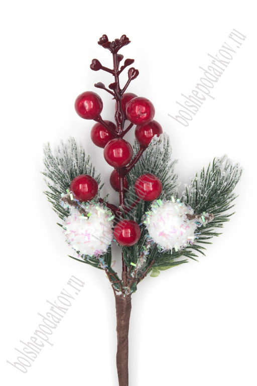 Веточка декоративная 22 см (SF-6124) №36 - Больше подарков фото 2
