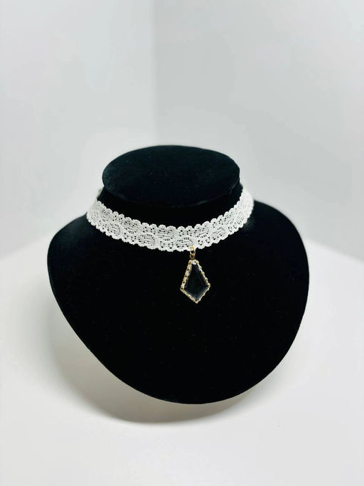 Чокер PW0630 белый - Mini maxi фото 3