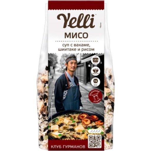 Ярм.Суп Мисо с вакаме шиитаке и рисом Yeli 100