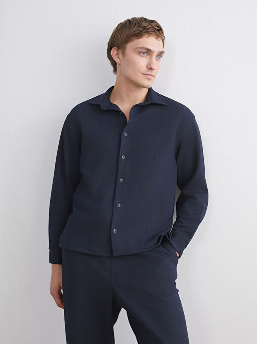 Rahat Kal?p Uzun Kollu Erkek G?mlek