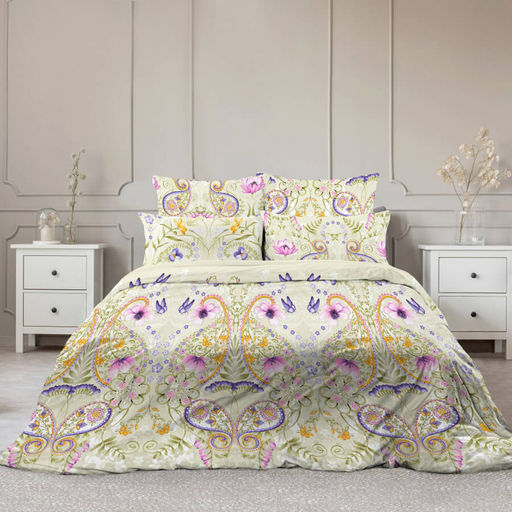 КПБ Бязь Экстра "Акварельный ветер" 2 сп. (нав.70х70)