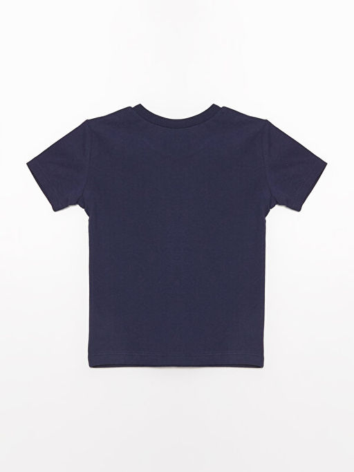 Bisiklet Yaka K?sa Kollu Bask?l? Erkek Bebek Ti??rt - Waikiki фото 2