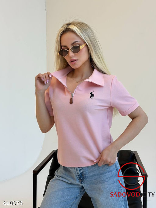 Футболка женская на полузамке - Bruno фото 5