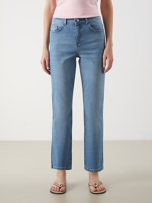 Slim Fit Kad?n Jean Pantolon