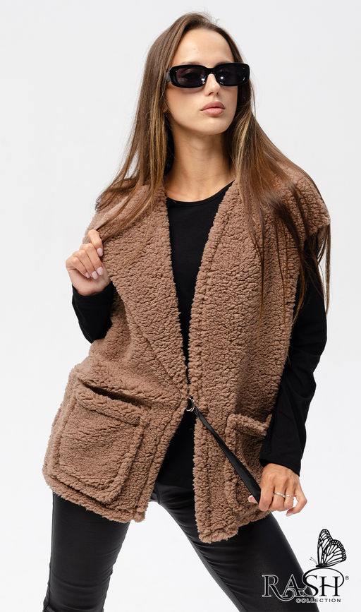 жилет Тедди жемчуг Цвет:как на фото - Rash фото 9