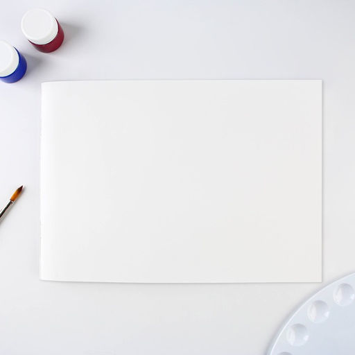 Цена за 2 шт. Альбом для рисования 40 листов А4 на скрепке «Котёнок» обложка 160 г/м², бумага 100 г/м².