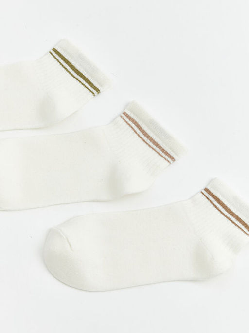 ?izgili Kad?n Patik ?orap 3l?