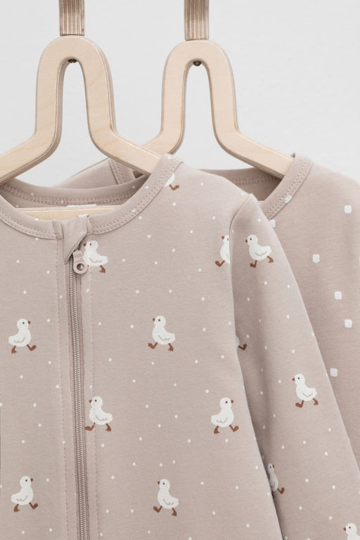 К 6522-2уп/мини квадратики,цыпленок комбинезон яс - Crockid фото 3