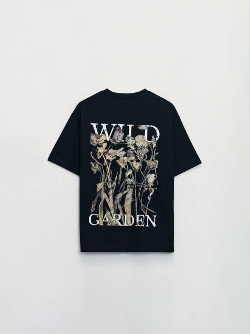 Футболка relax fit с принтом / Zarina