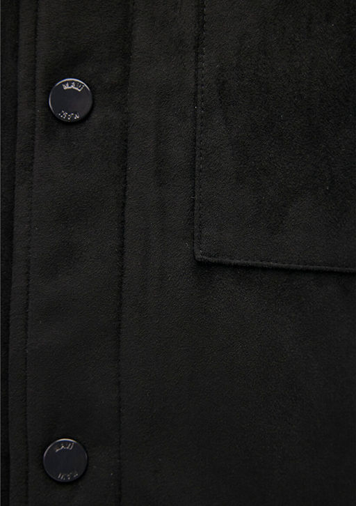 Siyah Suet Ceket - Mavi фото 7