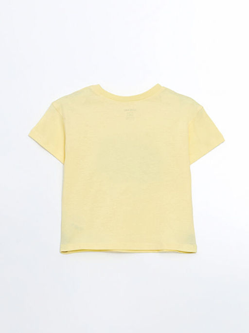 Bisiklet Yaka Bask?l? Erkek Bebek Ti??rt