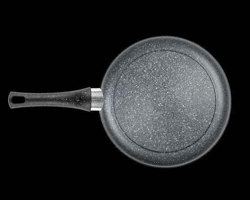 Сковорода 240/65мм с пластиковой ручкой без крышки с2451аг