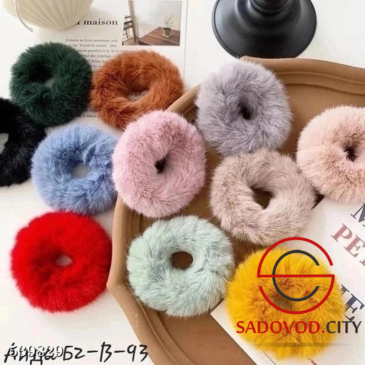 Меховая резинка, 1 шт