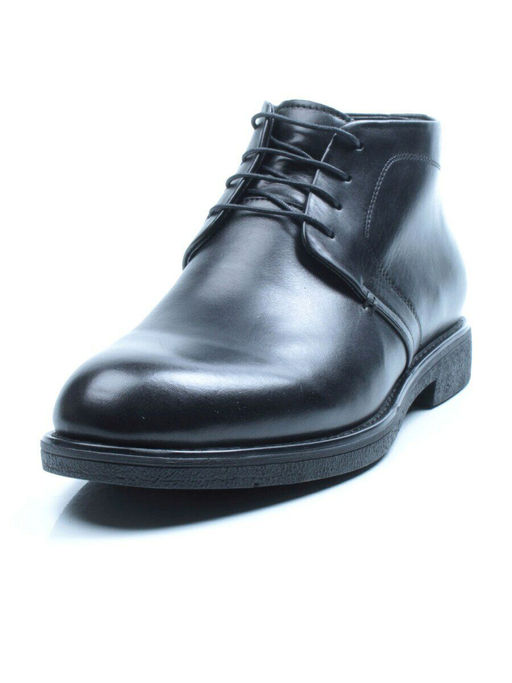 01-H9057-B17-SW3 BLACK Ботинки демисезонные мужские (натуральная кожа) - Фабричный китай фото 4