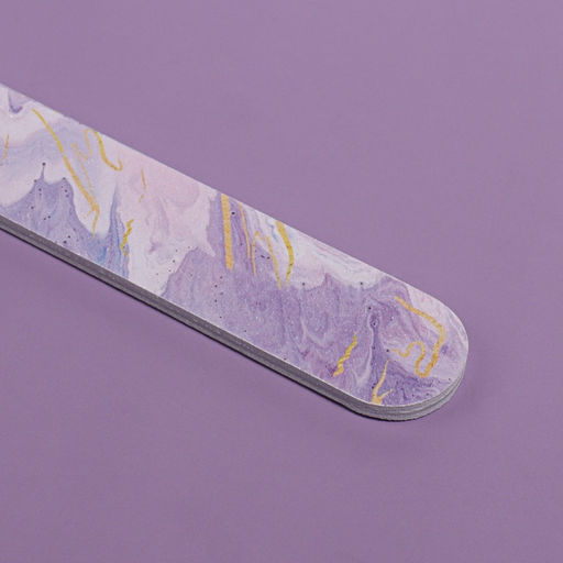 Цена за 3 шт. Пилка для ногтей «Сияй ярче всех!», прямая, 180/240 грит, 18 см, разноцветная