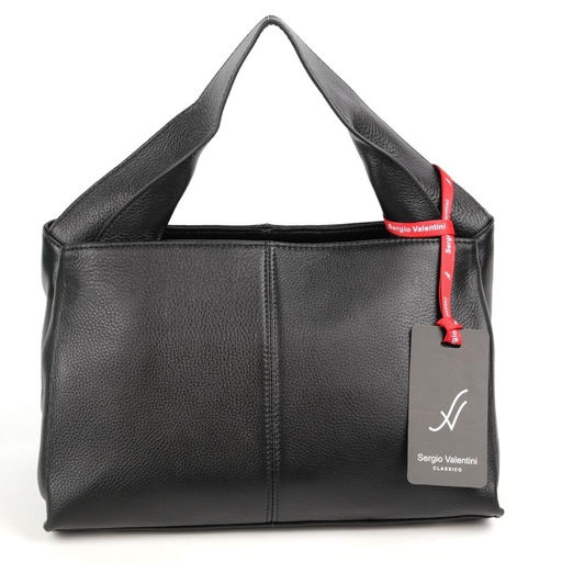 Женская кожаная сумка Sergio Valentini SV-0615 Блек  фото 2
