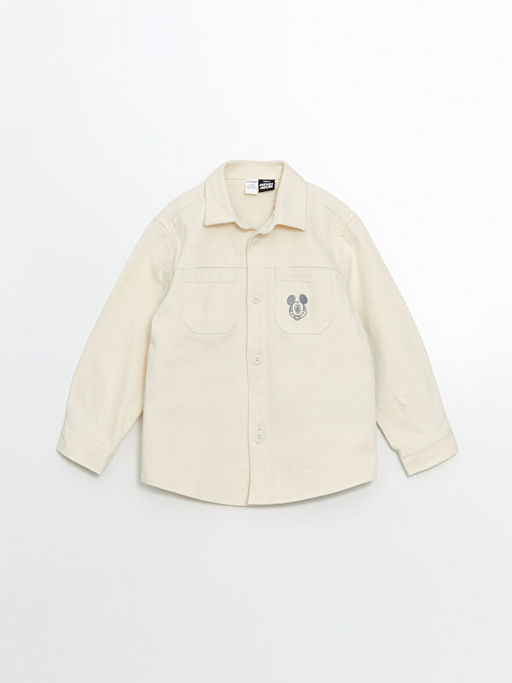 Mickey Mouse Bask?l? Erkek ?ocuk G?mlek