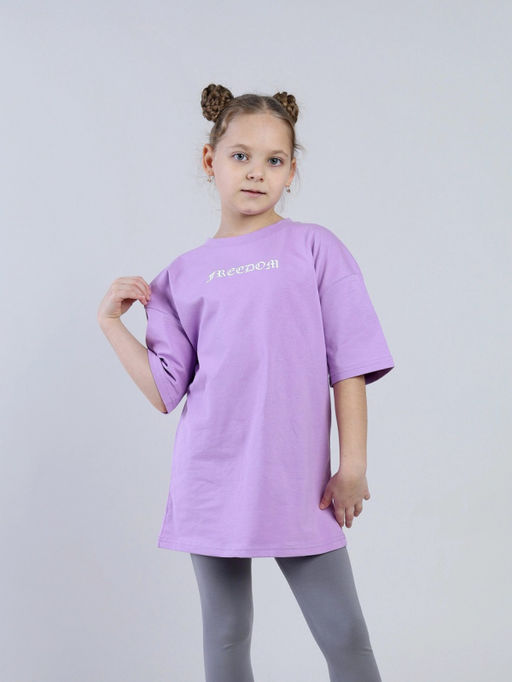 CRB wear / CSJG 64024-45-433 Футболка для девочки,сиреневый/Ex.Cherubino  фото 2