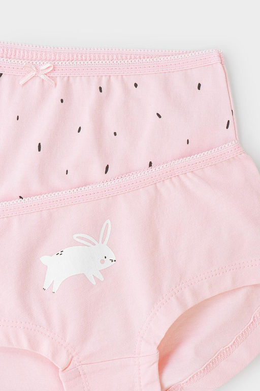 Crockid _ К 1964-3уп/бежево-розовый,штрихи трусы для дев  фото 2