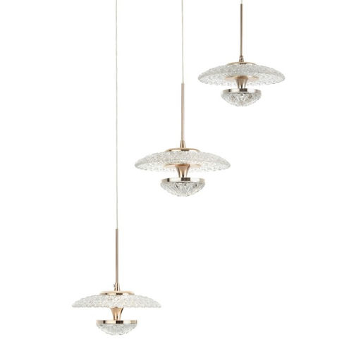Светильник BayerLux «Галви» LED 36 Вт 4000К золото 16×16×19-110 см