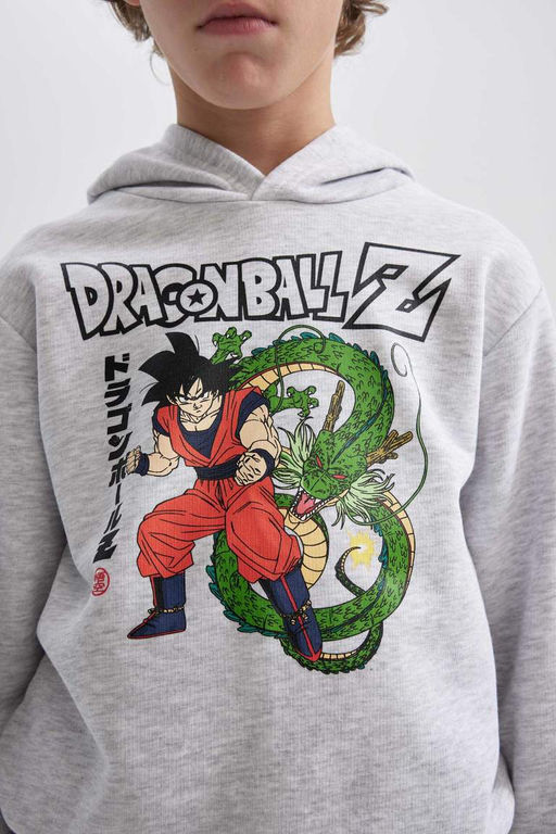 Толстовка с капюшоном Dragon Ball для мальчиков - Defacto фото 6