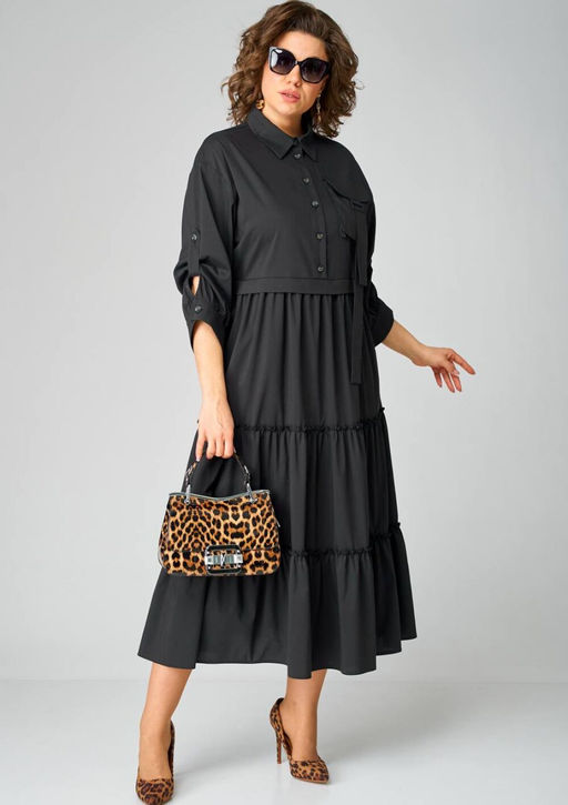 Платье EVA GRANT 7176В черный