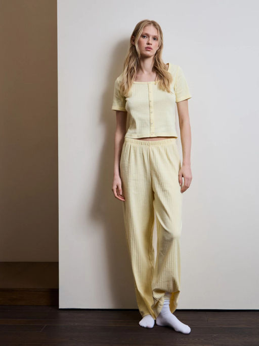 Домашние брюки из ажурного хлопка ZR2603122808-186 / Zarina