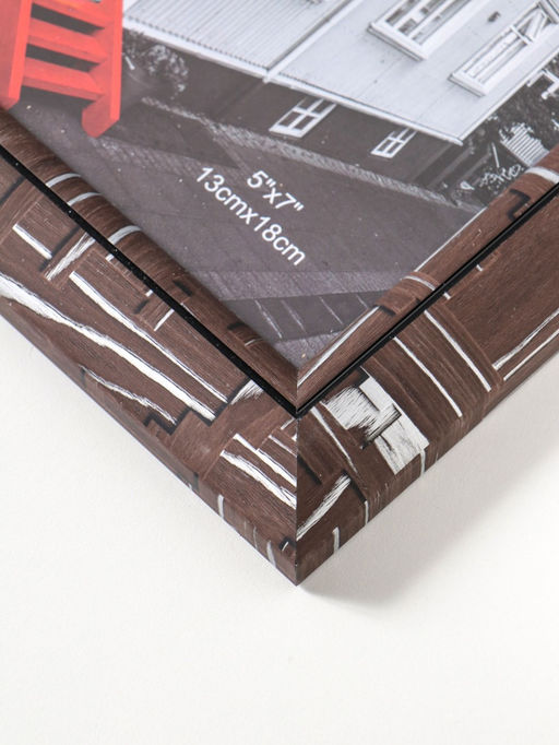 Фоторамка для фото 13×18 см «Моррис», пластик, т. коричневый, 23×18×2 см