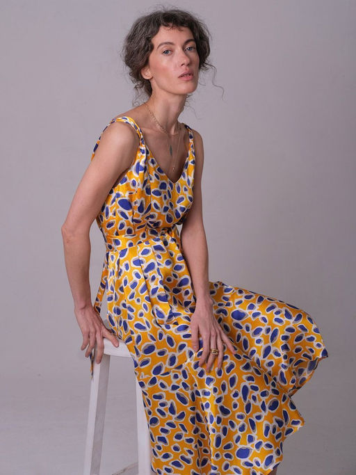 Платье 123.050033/желтый